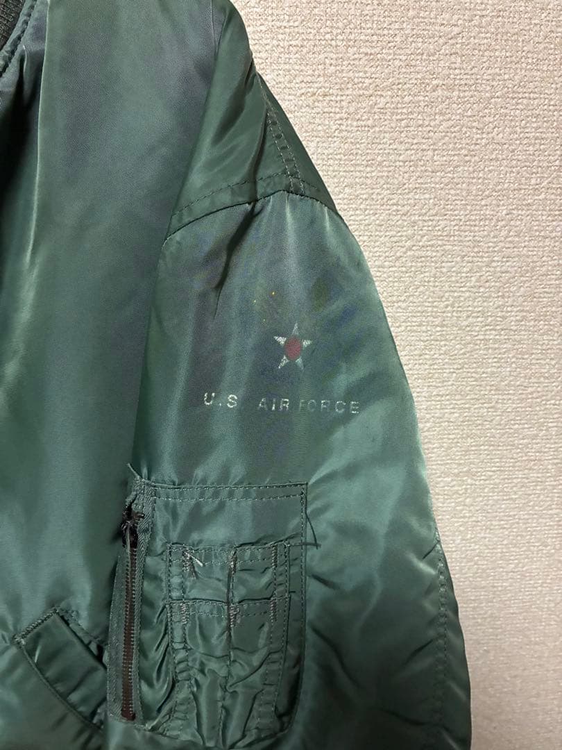 【希少】90s アルファ MA-1 初期型（1st）復刻モデル USA製