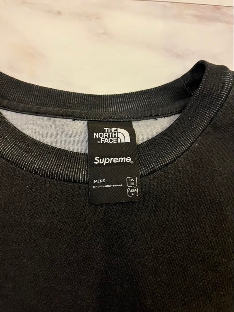 シュプリーム、ノースフェイス ロンT