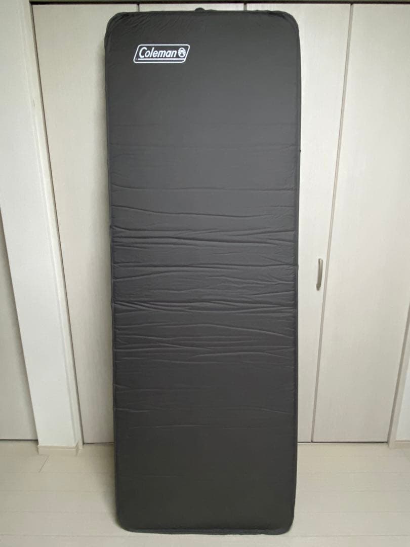 美品Coleman エアーマット キャンパーインフレーターマット　シングル