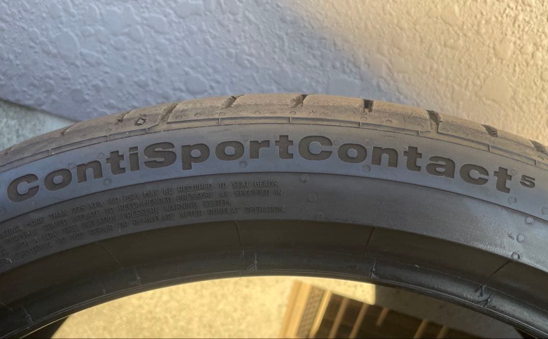 送料込み　ContiSportContact5 225/40R19 2本
