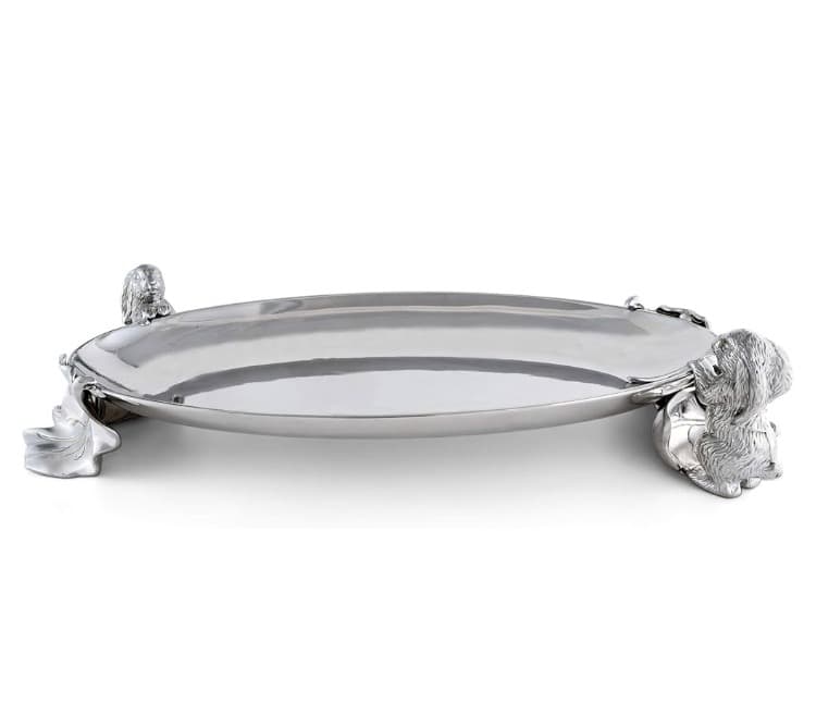 在庫１点　日本未入荷　トレイ　シルバー　インテリア