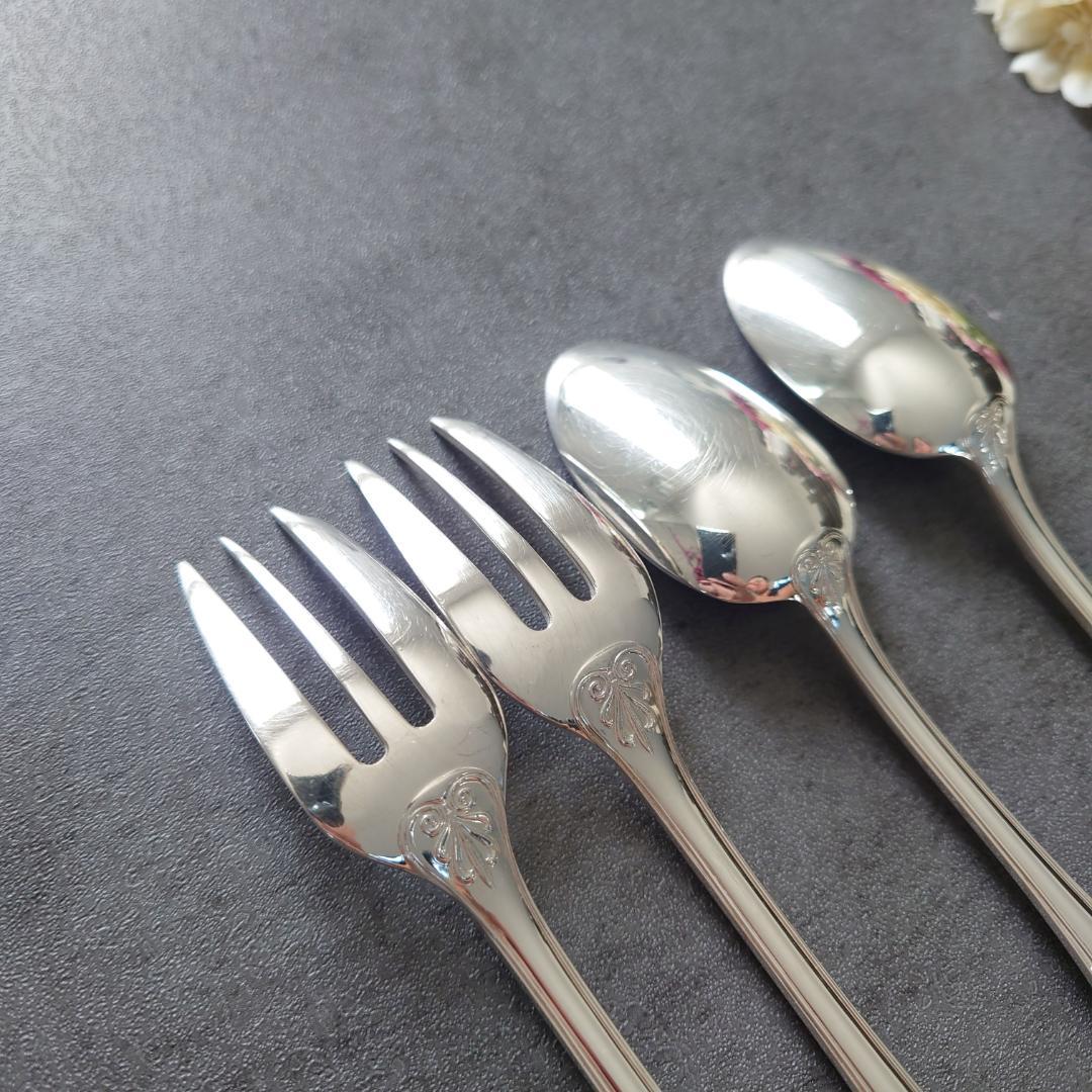 クリストフル マルメゾン ケーキフォーク コーヒースプーン 4点