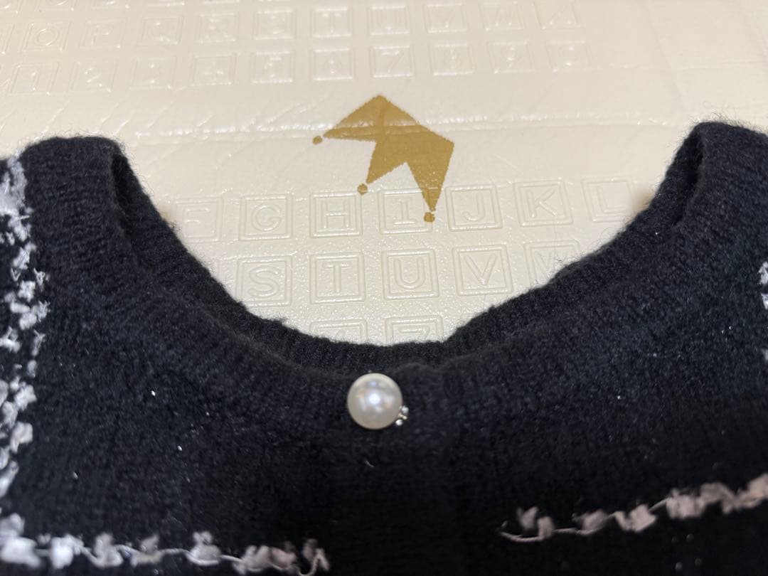 【Her lip to】ほぼ未着用・Bouncy Check Knit