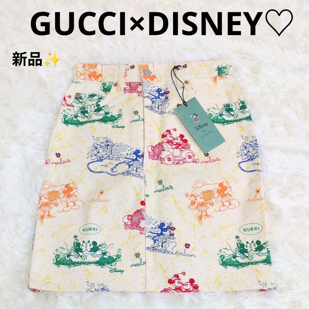 新品タグ付✨激レア✨グッチ×ディズニー スカート M GUCCI コラボ
