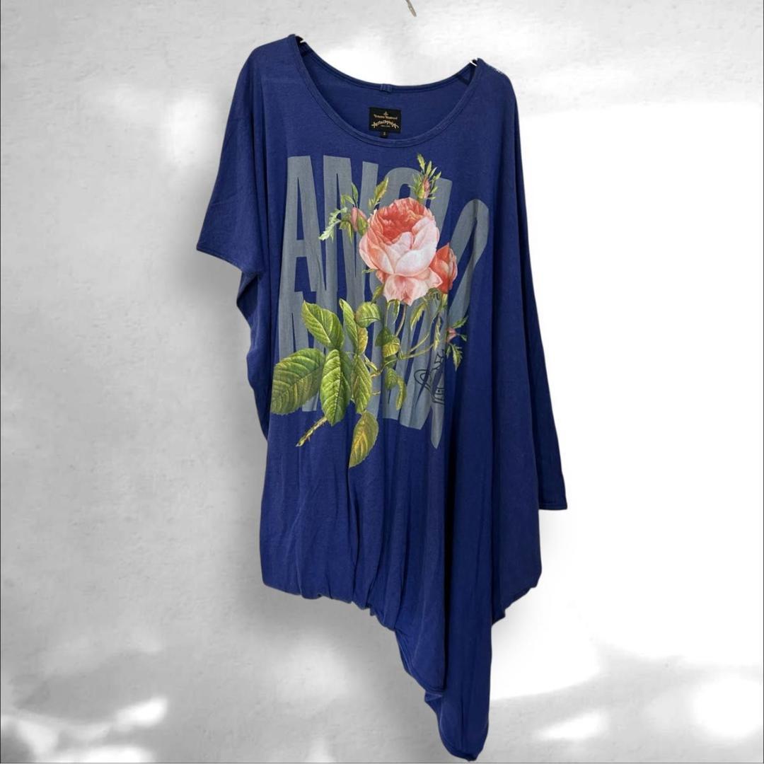 変形 ヴィヴィアンウエストウッド アングロマニア シャツワンピース オーブ S