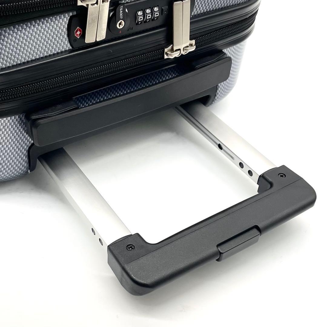 【美品】エース プリズム スーツケース 4輪 33L 機内持ち込み可 ネイビー