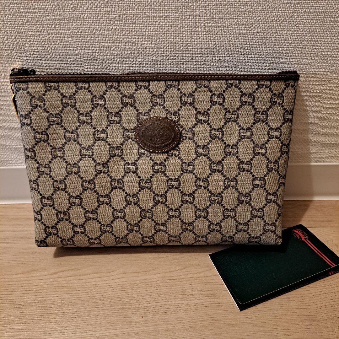 GUCCI PLUS オールドグッチ グッチプラス ポーチ クラッチバッグ