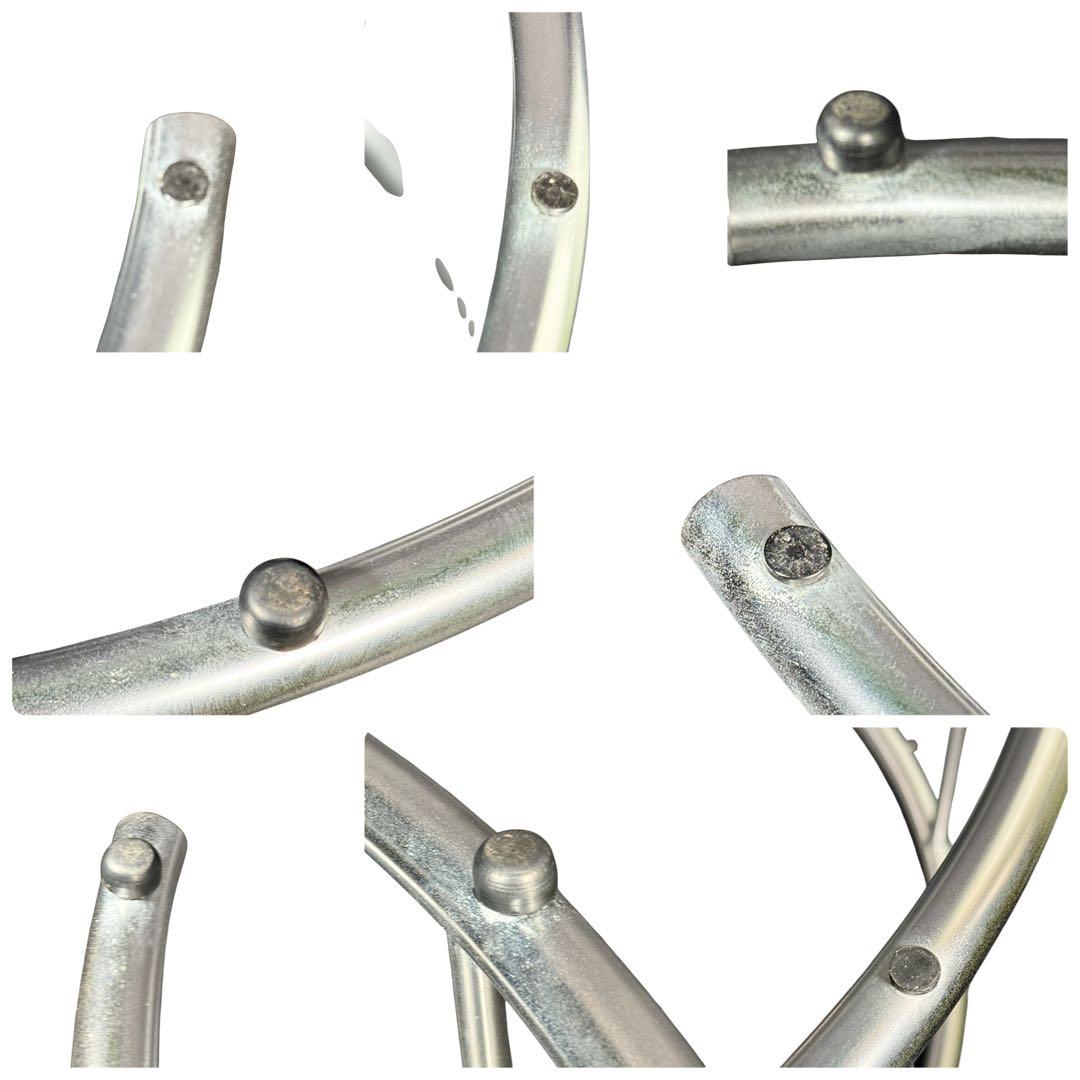 HR644 HUKLA 円形ガラスセンターテーブル　2個セット