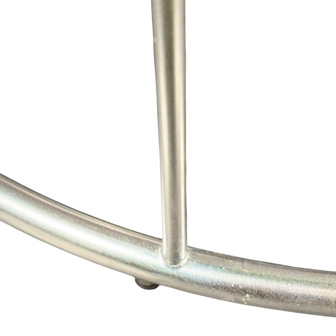 HR644 HUKLA 円形ガラスセンターテーブル　2個セット