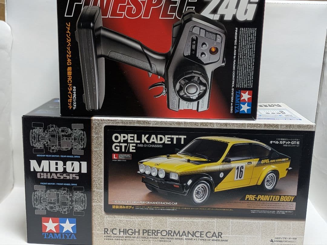 タミヤRC1/10オペルカデットGT/E 2.4Gファインスペックフルセット