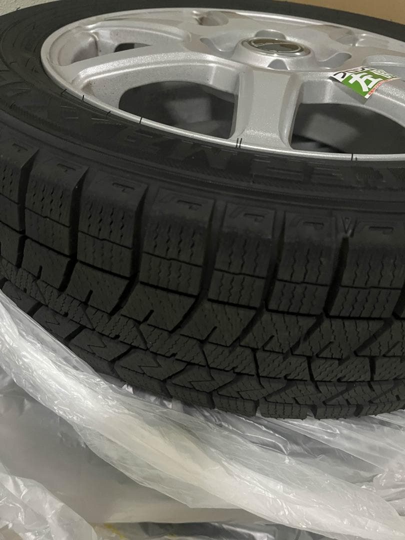 【バリ溝 美品】PRD SP7 DUNLOP 155/65R14 スタッドレス