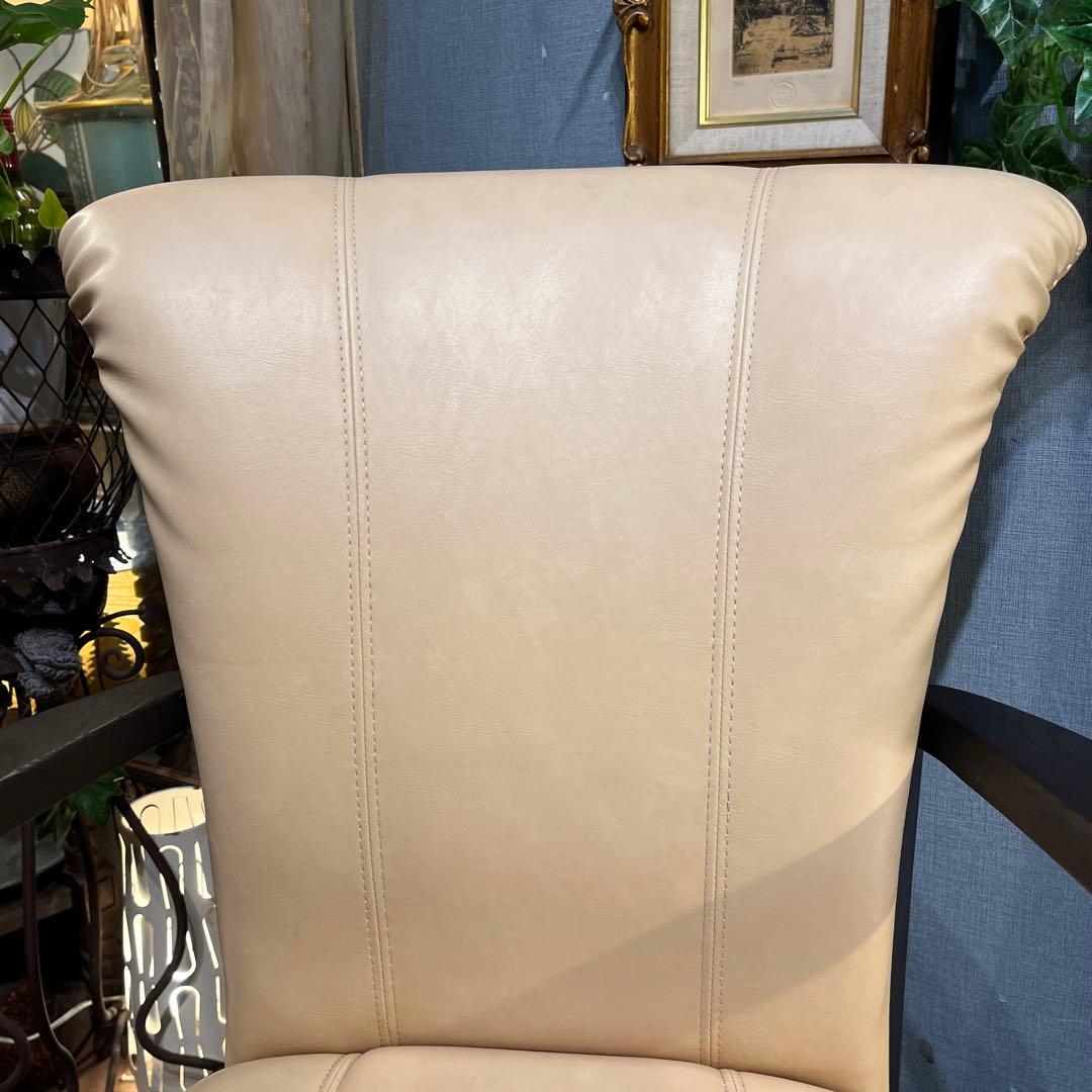 Sale L ２　ナガノ　クラッシックキャスター付　３６０度回転　　アームチェア