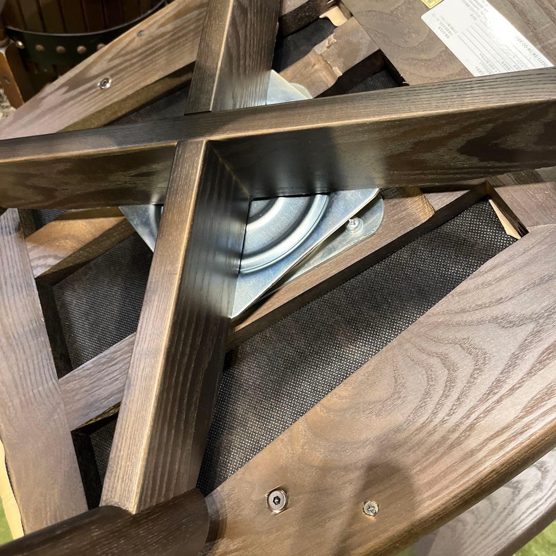 Sale L ２　ナガノ　クラッシックキャスター付　３６０度回転　　アームチェア