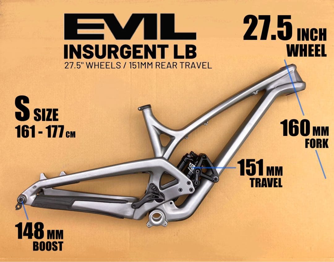 EVIL INSURGENT LB/ Sサイズ / イービル インサージェント