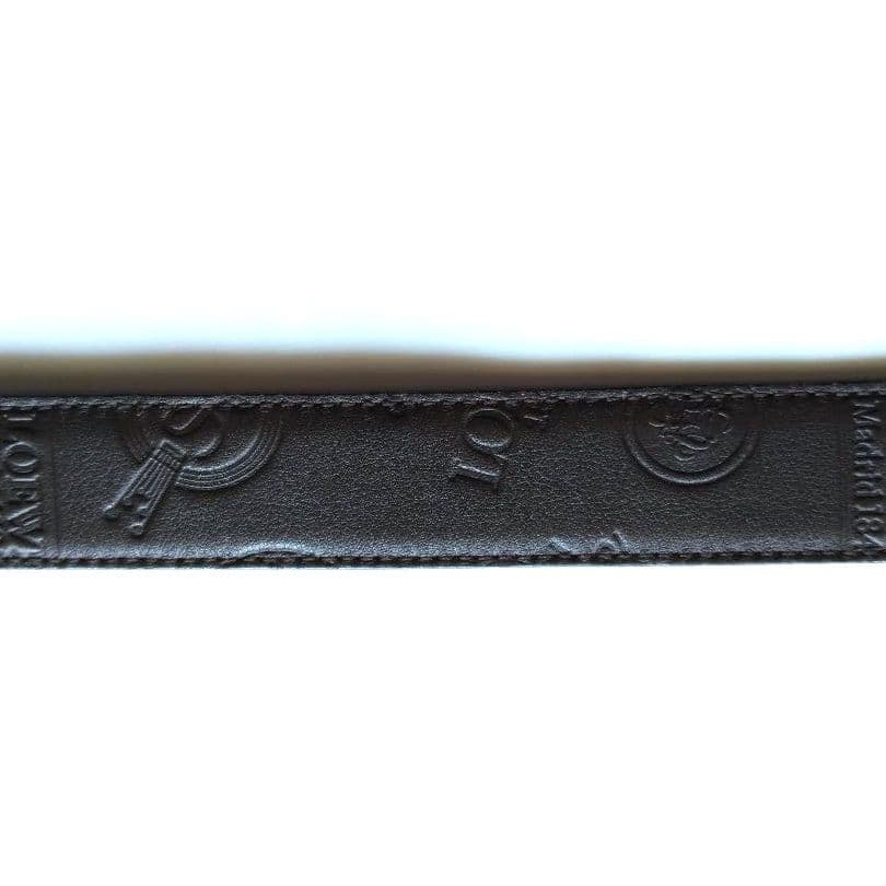 【希少】ロエベ LOEWE アナグラム 金ロゴバックル　ブラウンレザーベルト