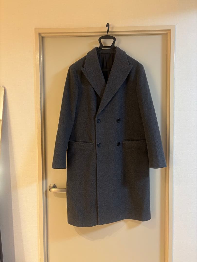 UNITED ARROWS グレー ダブルブレスト コート