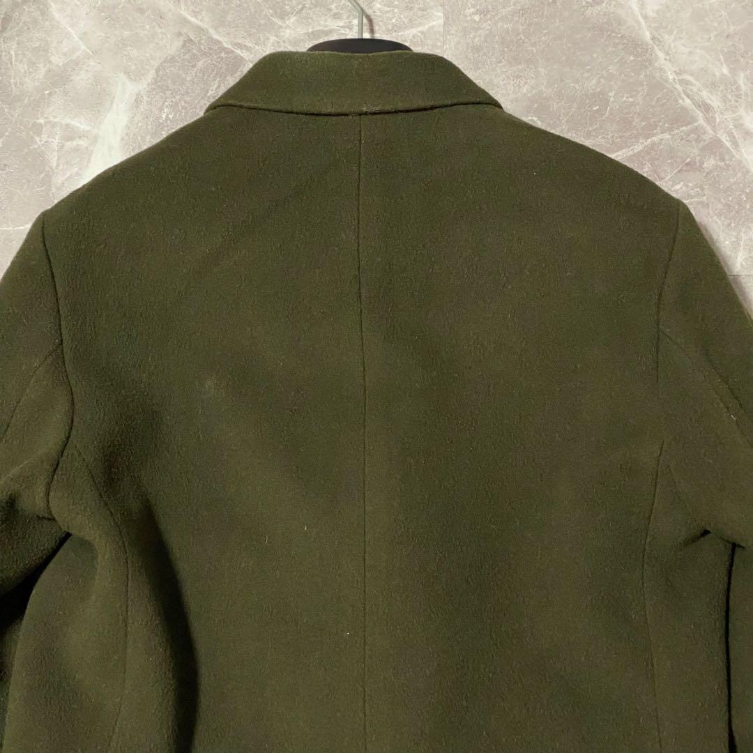 【現行/美品】トゥモローランド ロング丈 起毛ウール ダブルチェスターコート L