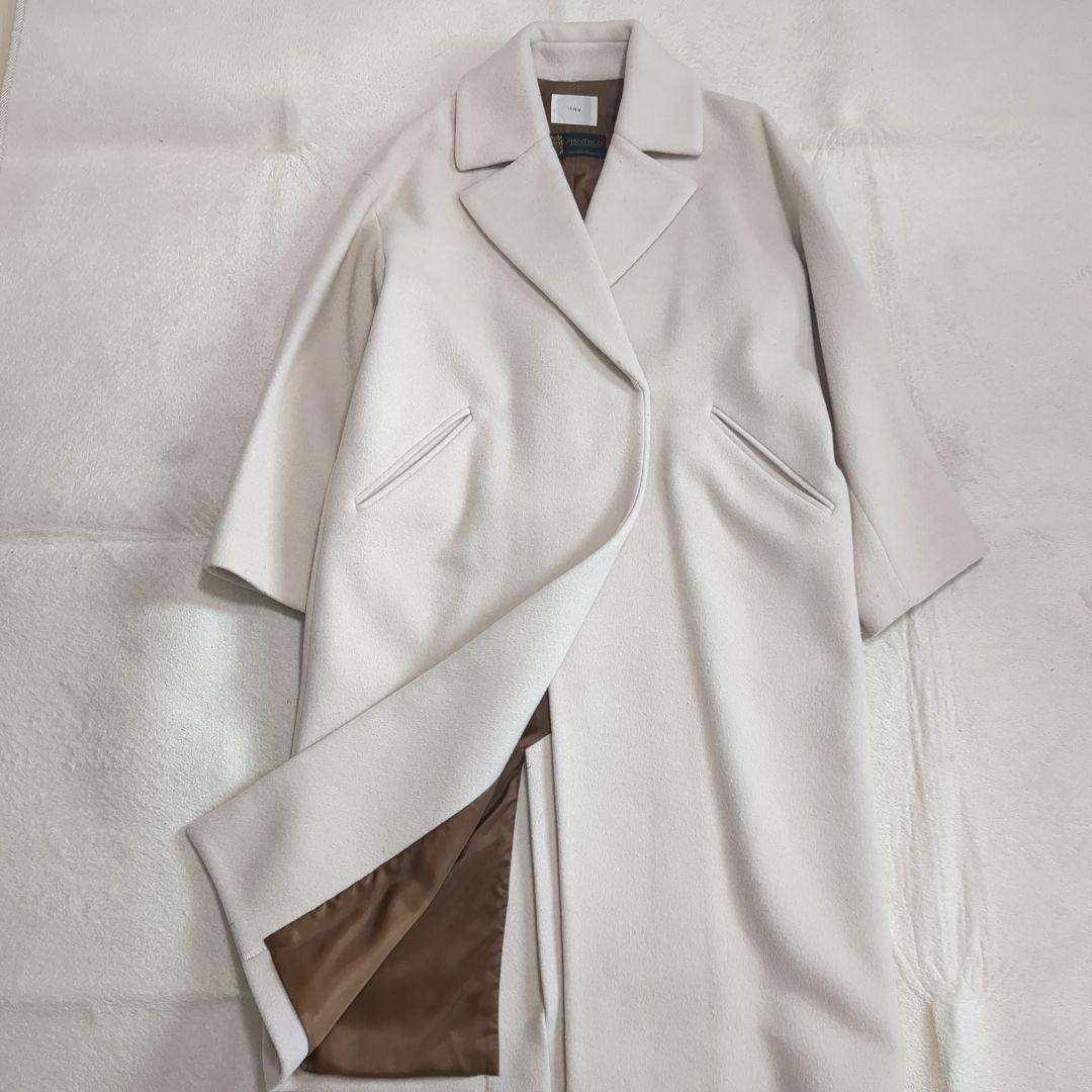 IENA マンテコ別注 オーバーチェスターコート グレージュ 38サイズ