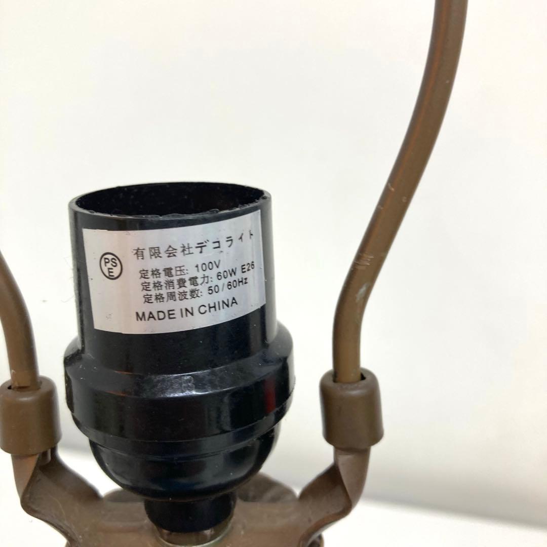 f307-19 ステンドグラスランプ　ぶどう　アンティーク　インテリア