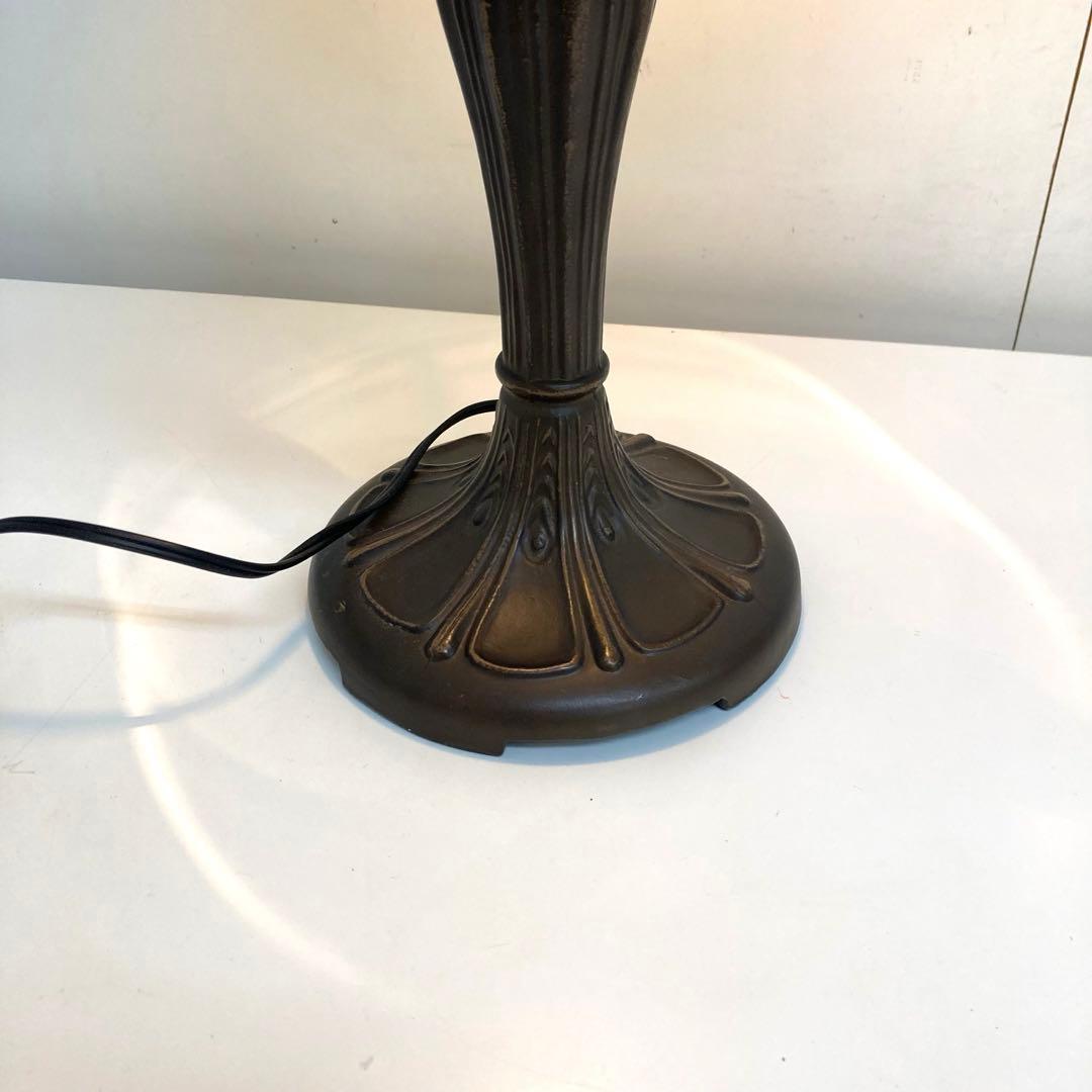 f307-19 ステンドグラスランプ　ぶどう　アンティーク　インテリア