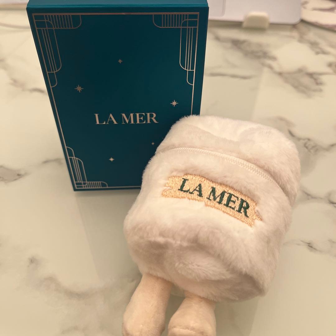 新品未使用 LA MERラメール　バッグチャーム ぬいぐるみ ホワイト