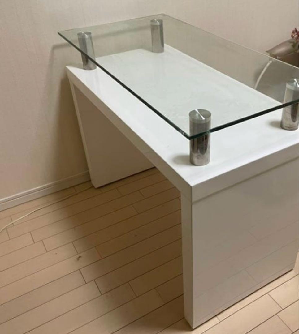 ネイルテーブル ガラステーブル アセトン対応