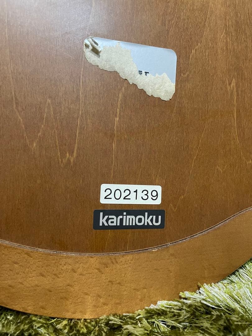 美品　カリモク　karimoku コロニアルシリーズ　壁掛けミラー