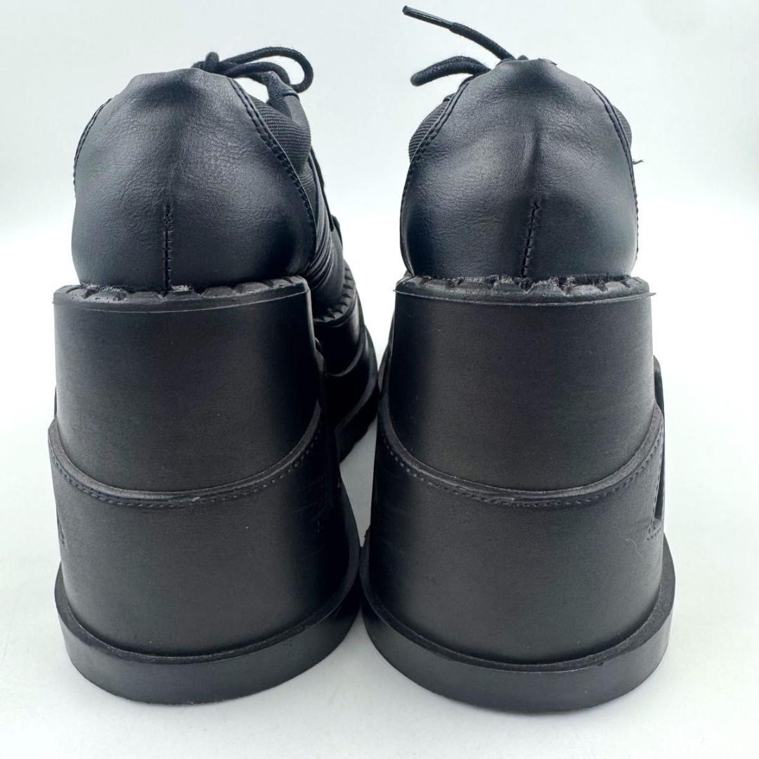 Demonia　デモニア　超厚底　スニーカー　ブラック　ゴスロリ　パンク系　23