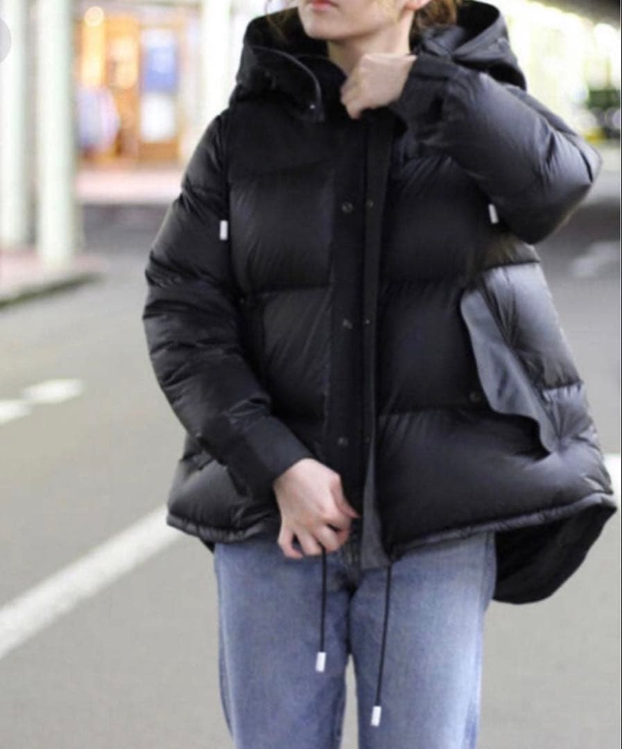 最終値下! 早い者勝ち！THE RERACS 38 黒 ダウンジャケット