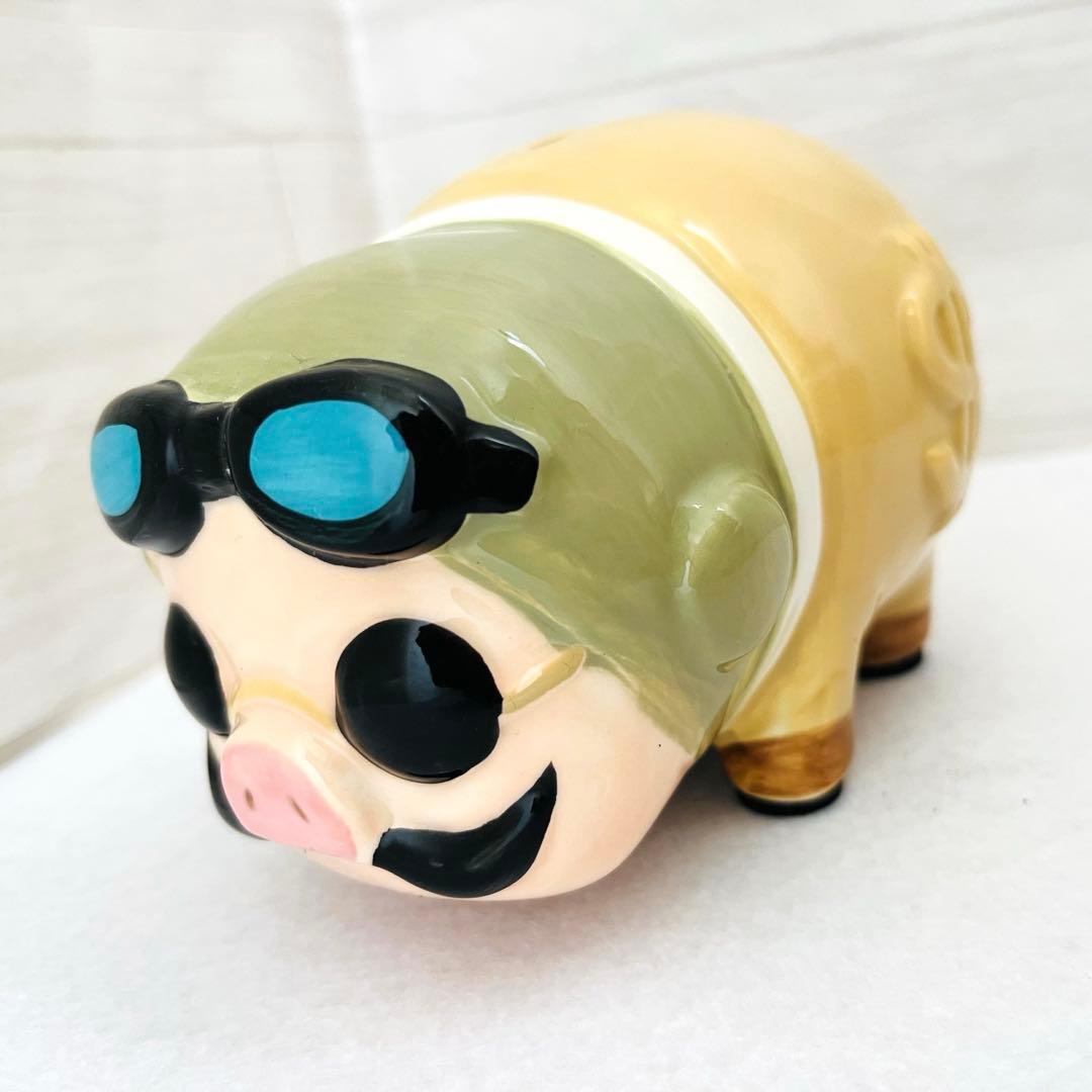 【完売品】スタジオジブリ 紅の豚 ポルコ・ロッソ 貯金箱（箱なし）