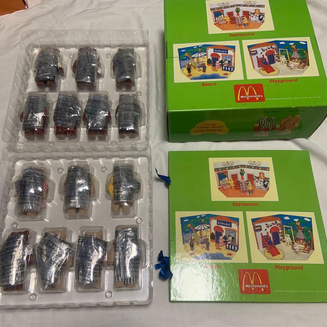 廃盤 McDonald'sテディベアパーティー & ホーム セット2点セット