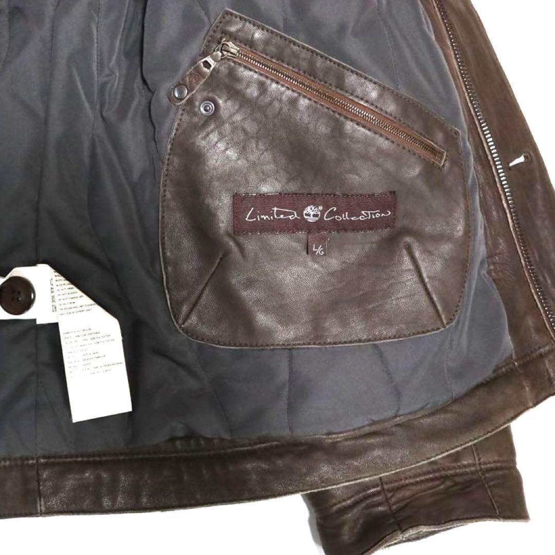 Timberland limited 本革レザージャケット Lサイズ ティンバー