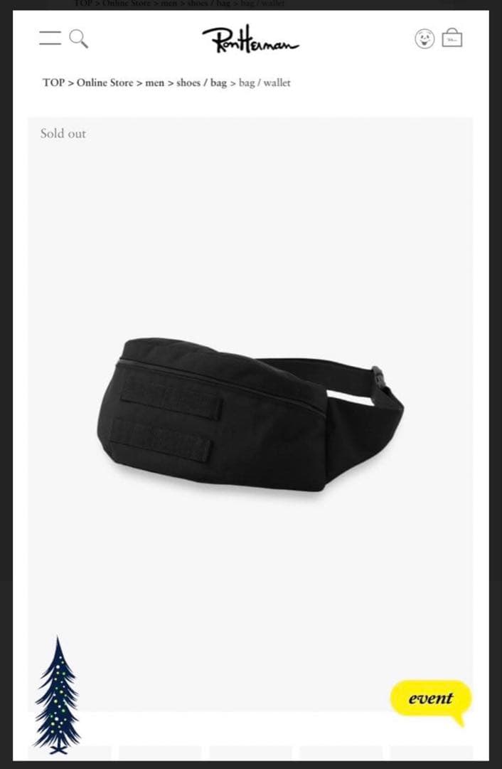 チャーリー ロンハーマン　ジムメルヴィル　ボディバッグ