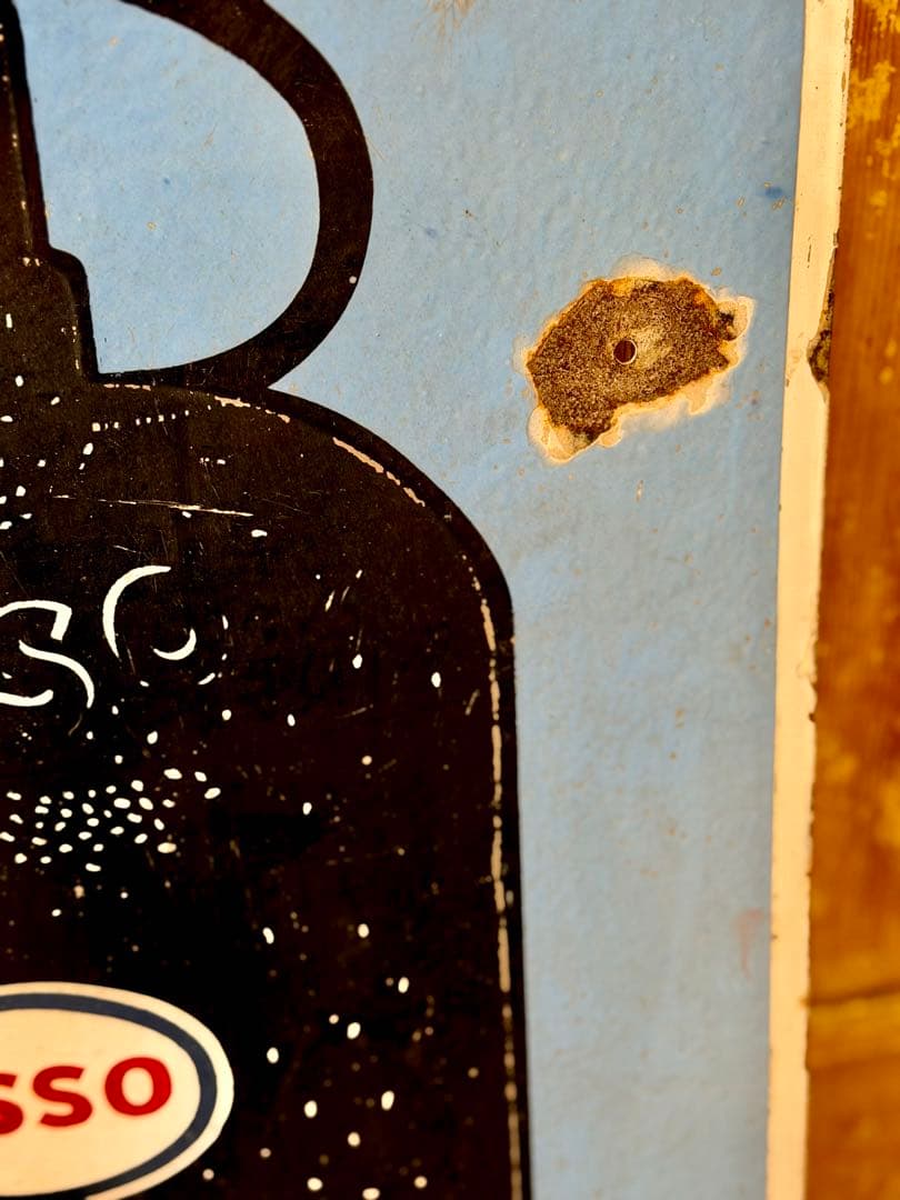 Esso ガスボンベ アンティーク看板