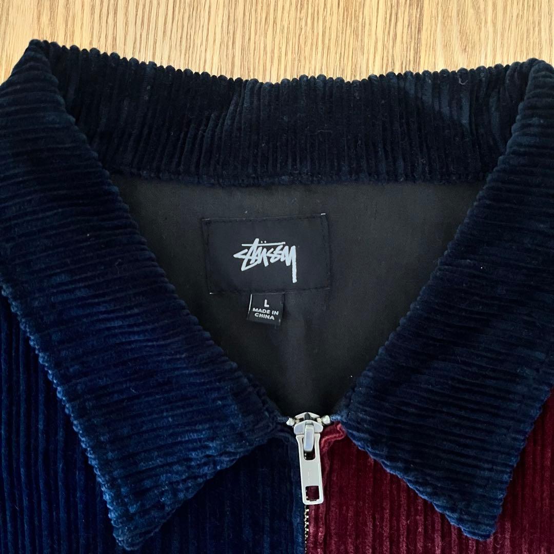 stussy mix up cord jaket ステューシー コーデュロイ L