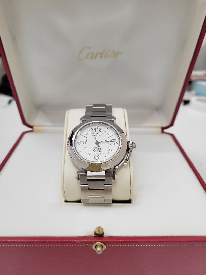 Cartier カルティエパシャ自動巻き 腕時計 シルバー
