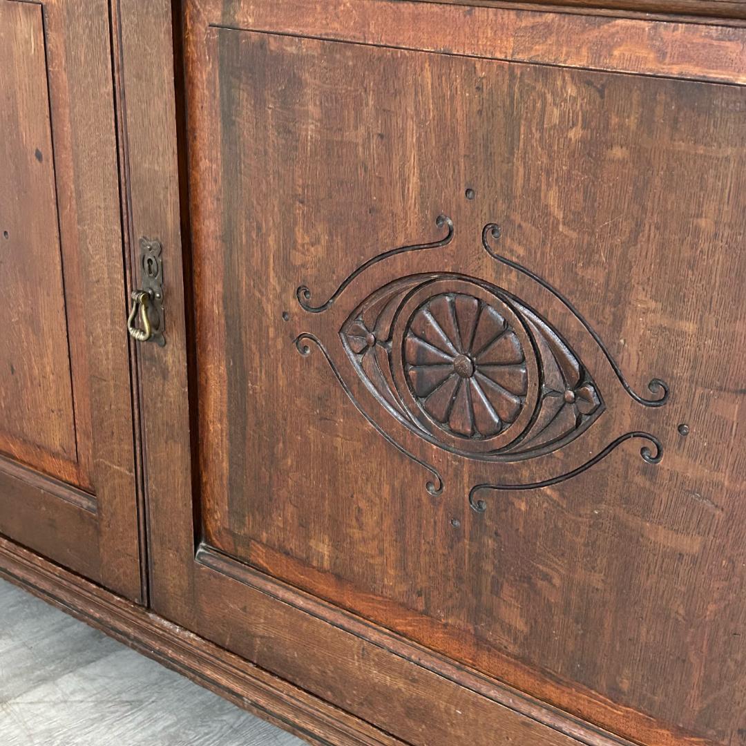 イギリス アンティーク　家具 ミラーバックサイドボード 1920年頃 318A