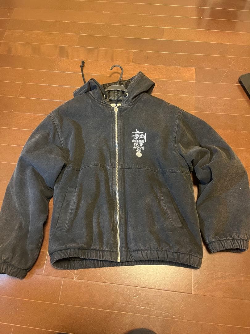 トップス STUSSY CANVAS INSULATED WORK JACKET XL