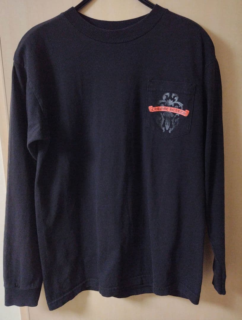 CHROME HEARTS 長袖Tシャツ ブラック ロンT