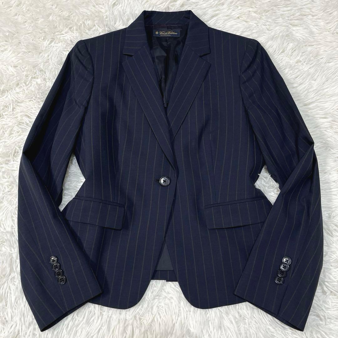 【極美品】ブルックスブラザーズ　パンツスーツ L BROOKS COOL高機能