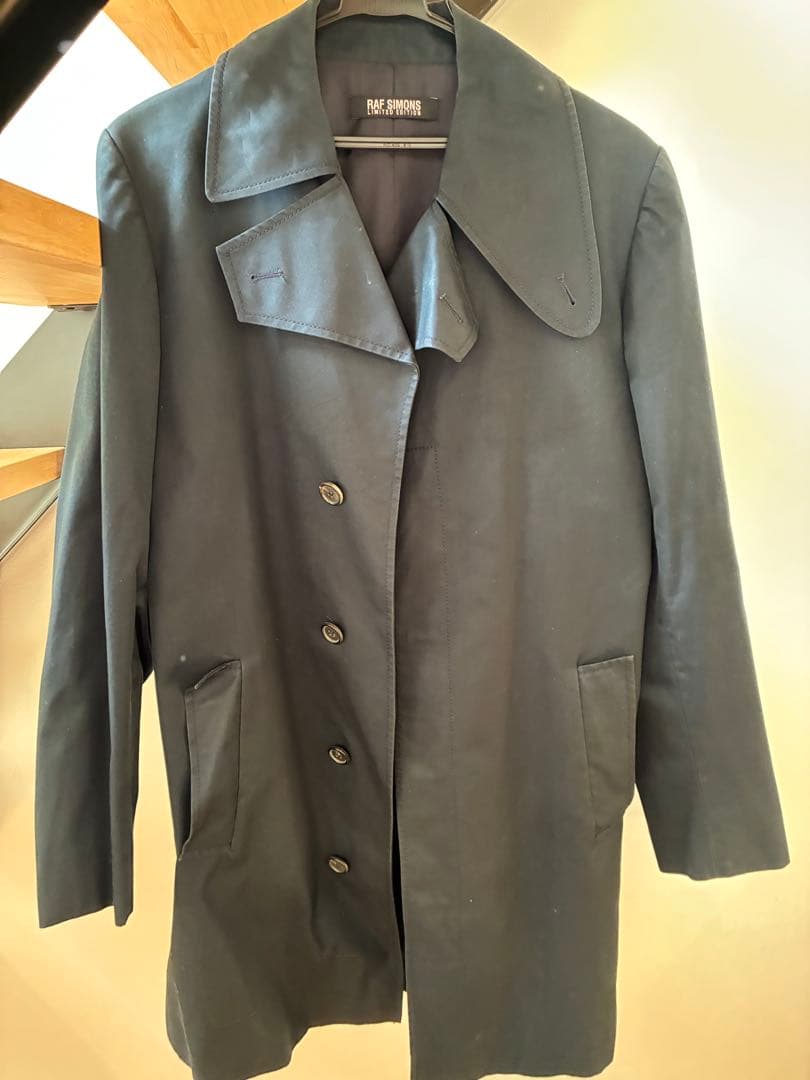 RAF SIMONS リミテッドエディション トレンチコート ブラック