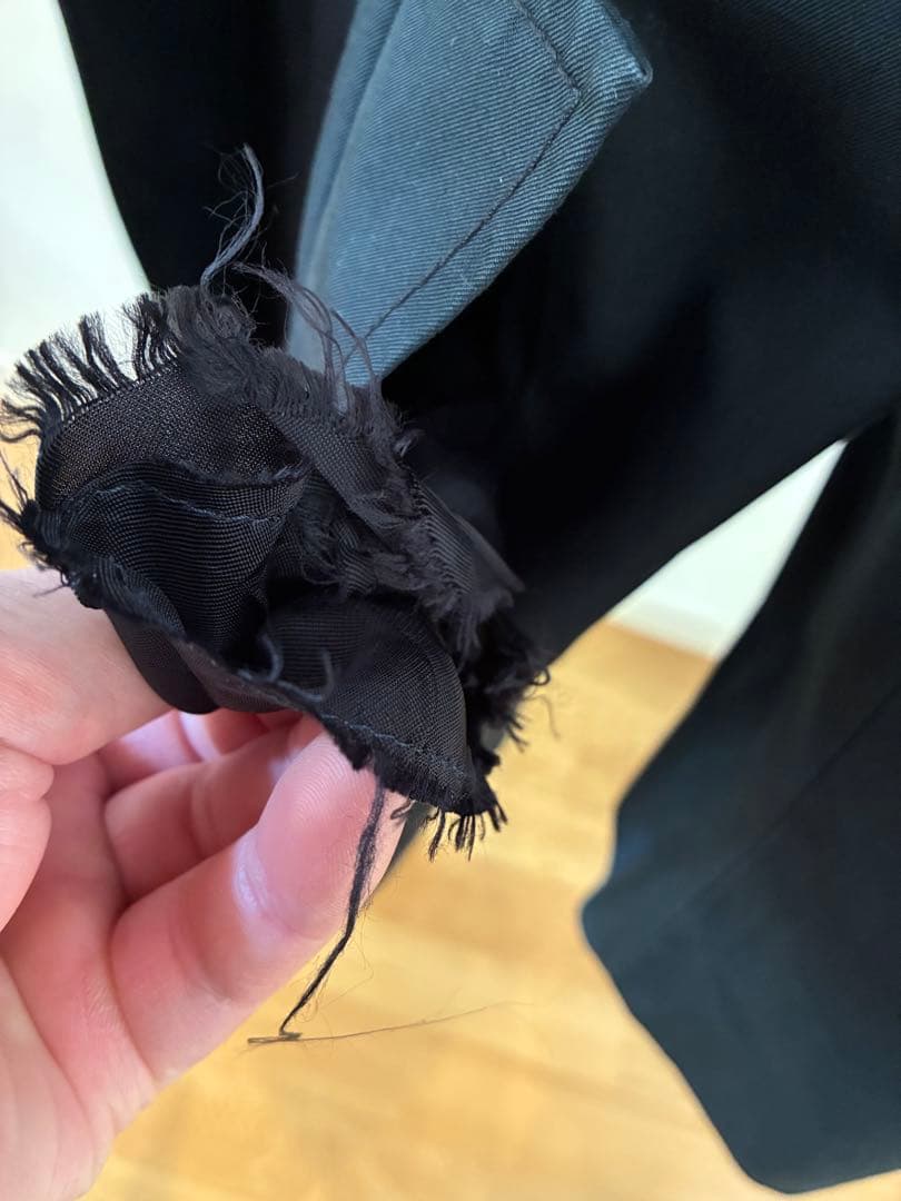 RAF SIMONS リミテッドエディション トレンチコート ブラック