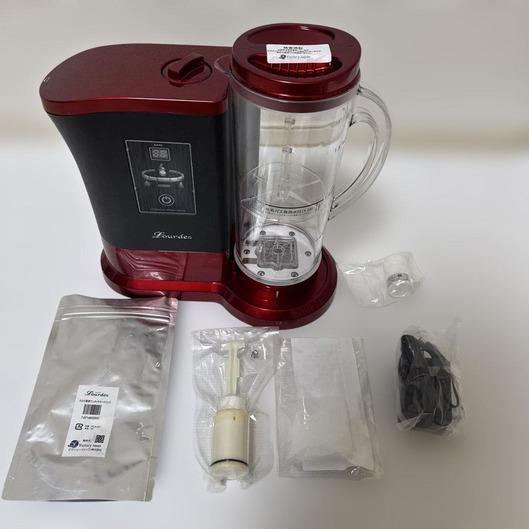 高濃度水素水生成器　ルルド HS-72 赤色