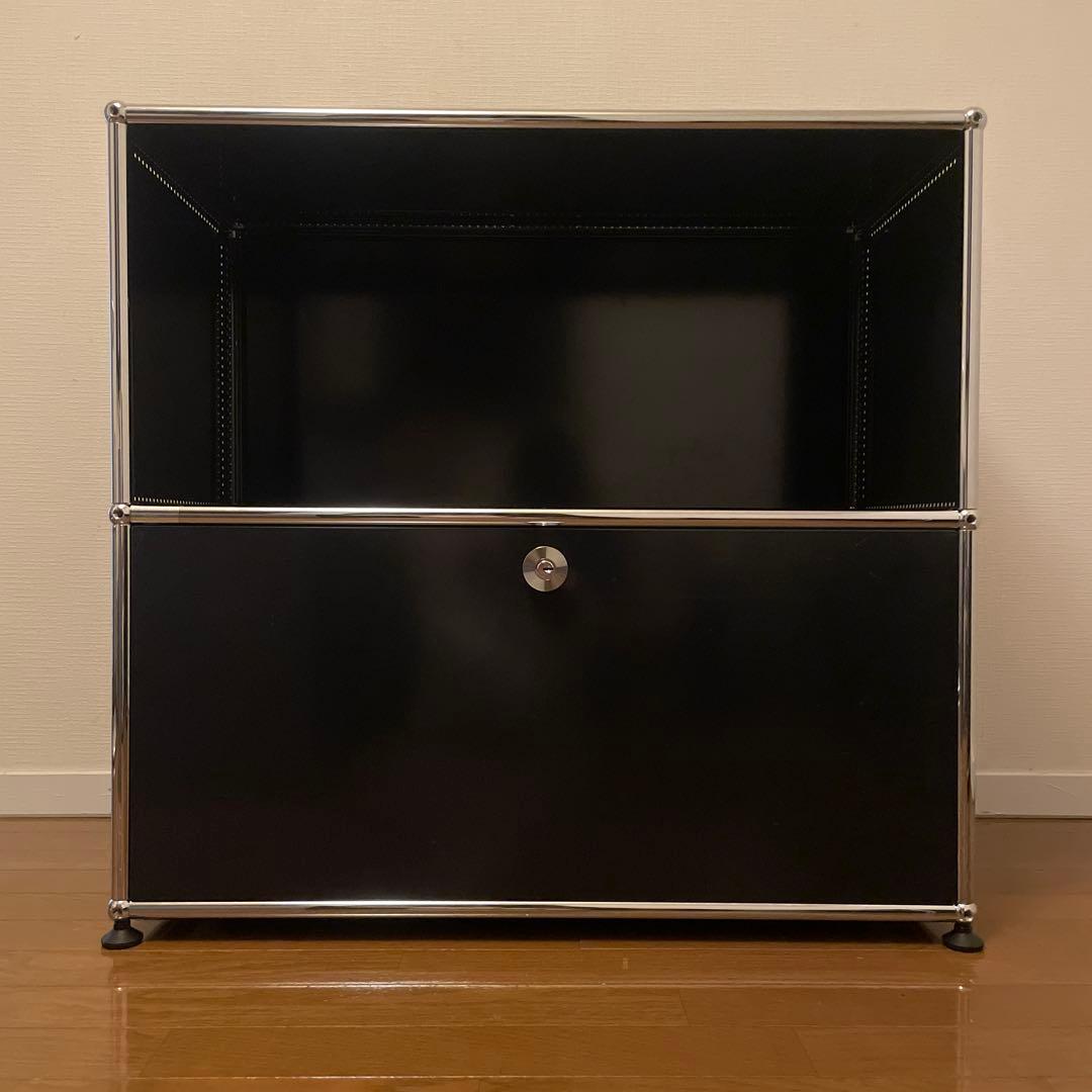 usmハラー グラファイトブラック　シェルフキャビネット