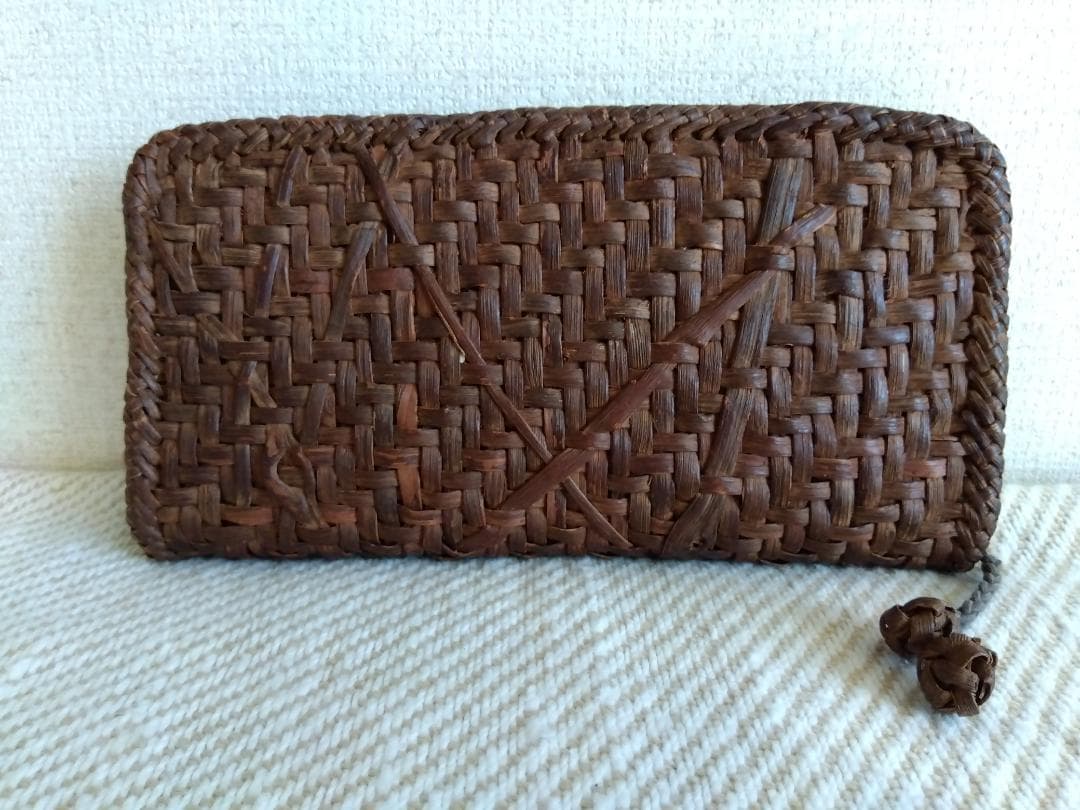 国産　山葡萄の長財布