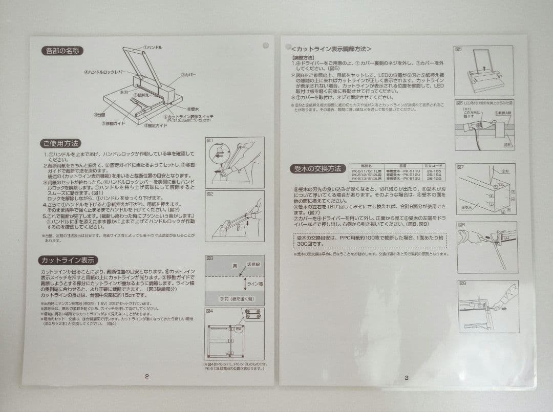 プラス 断裁機 PK-513L 裁断幅A4タテ