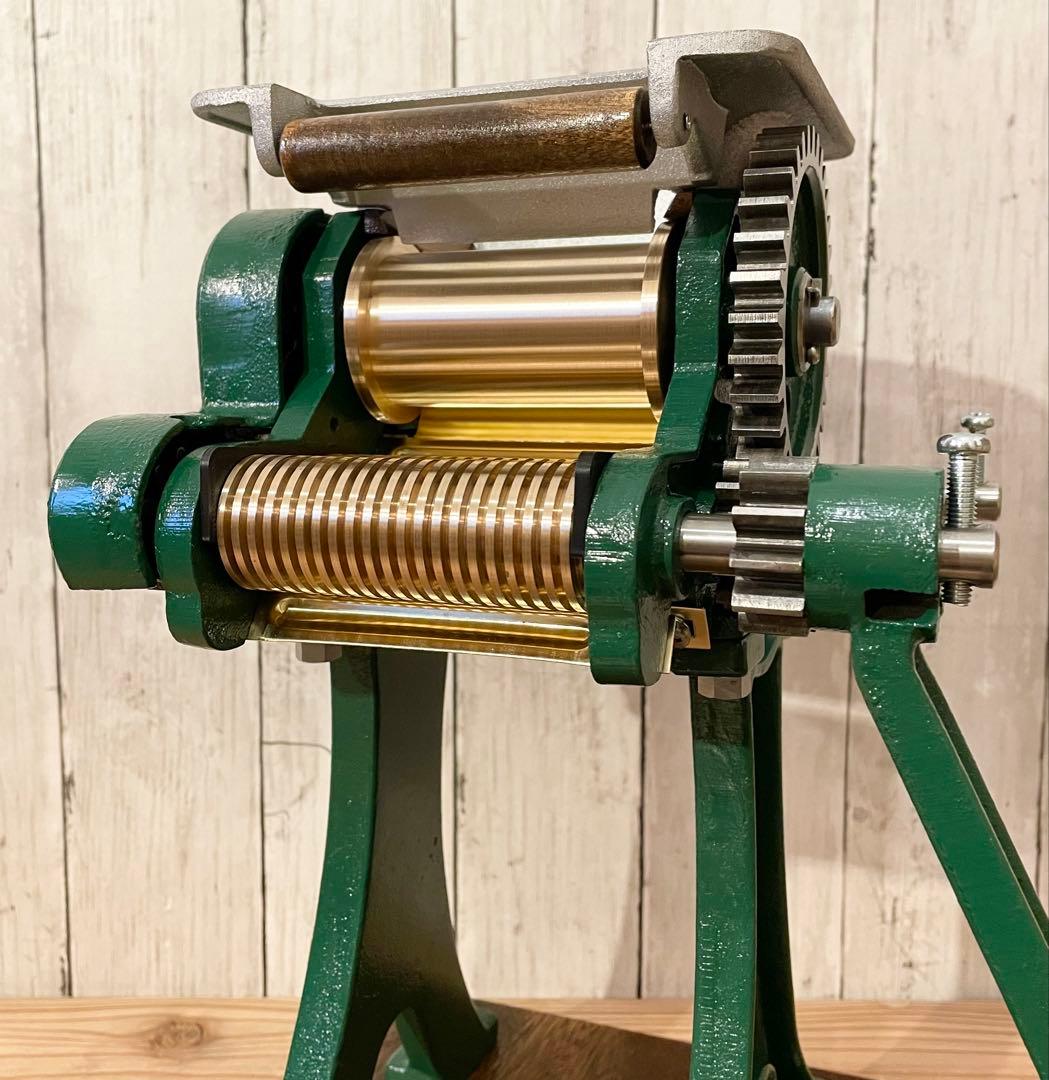 小野式製麺機　両刃　【2504-01】　説明書コピーあり