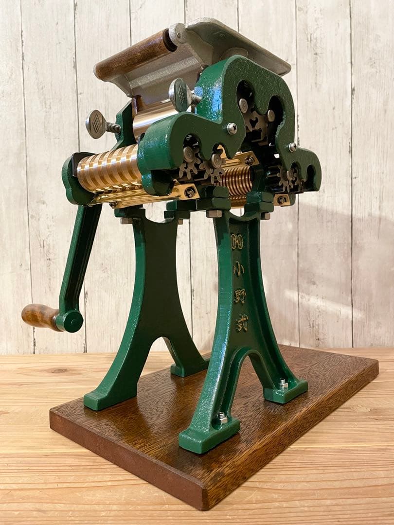 小野式製麺機　両刃　【2504-01】　説明書コピーあり