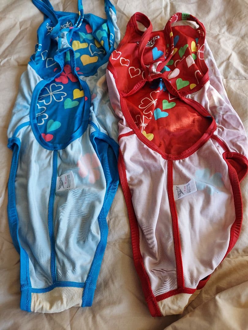 speedo 競泳水着　ハイレグ　ふたごコーデ　二枚セット