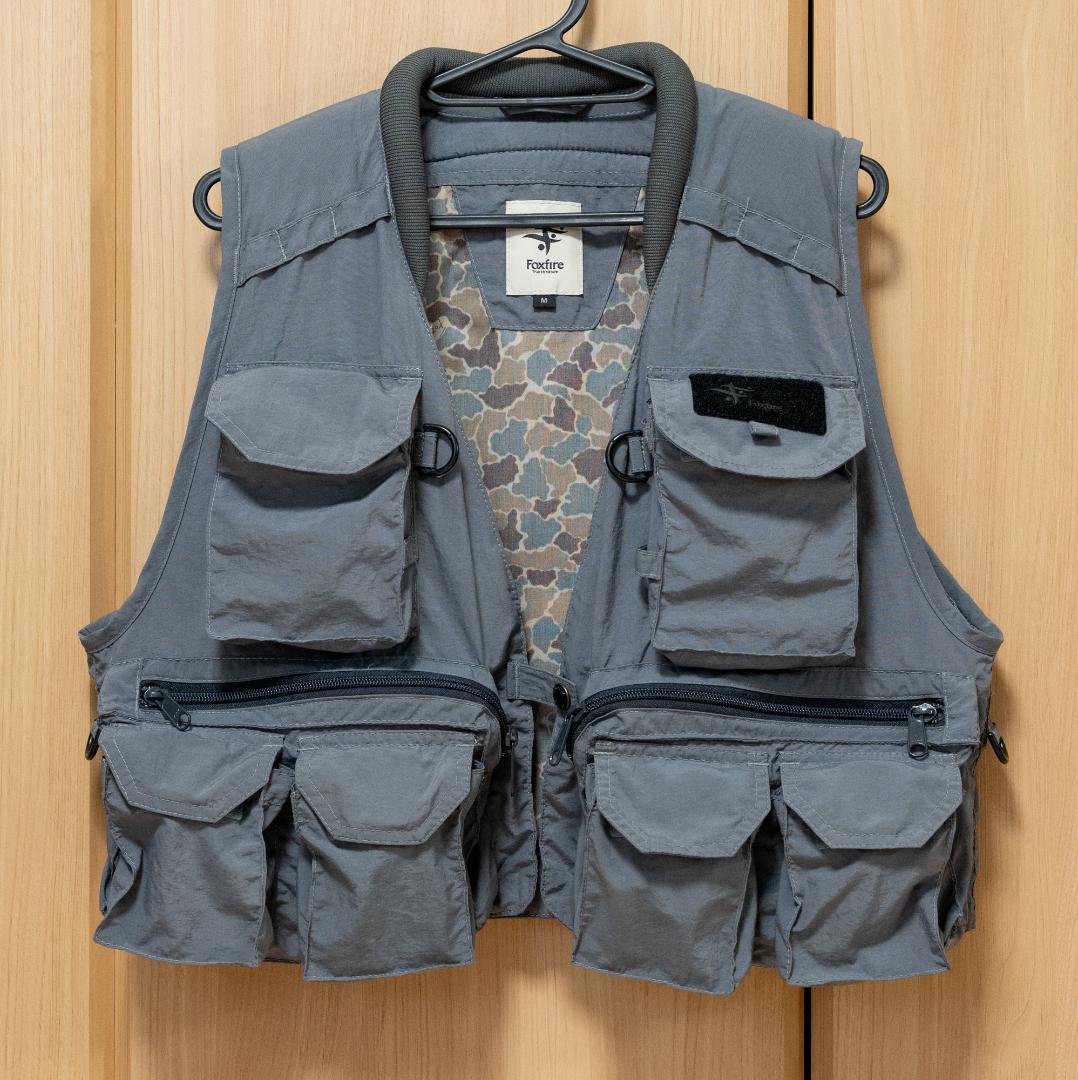 Foxfire プライマリーベスト フィッシングベスト グレー【超美品】